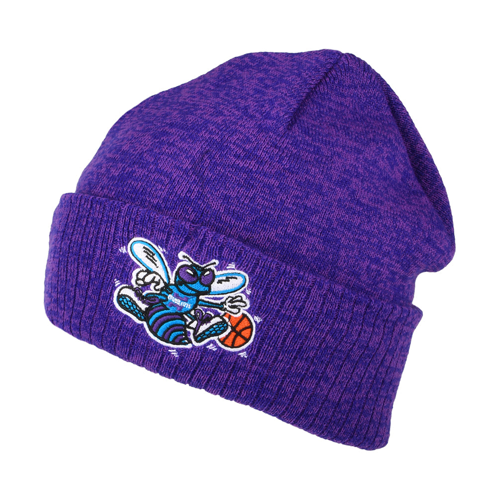 Mitchell & Ness Charlotte Hornets Beanie Hat - NBA Fandom Knit HWC - Purple