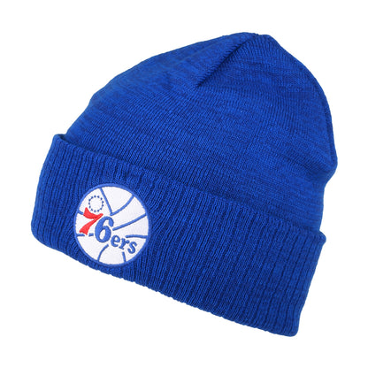 Mitchell & Ness Philadelphia 76ers Beanie Hat - NBA Fandom Knit HWC - Royal Blue