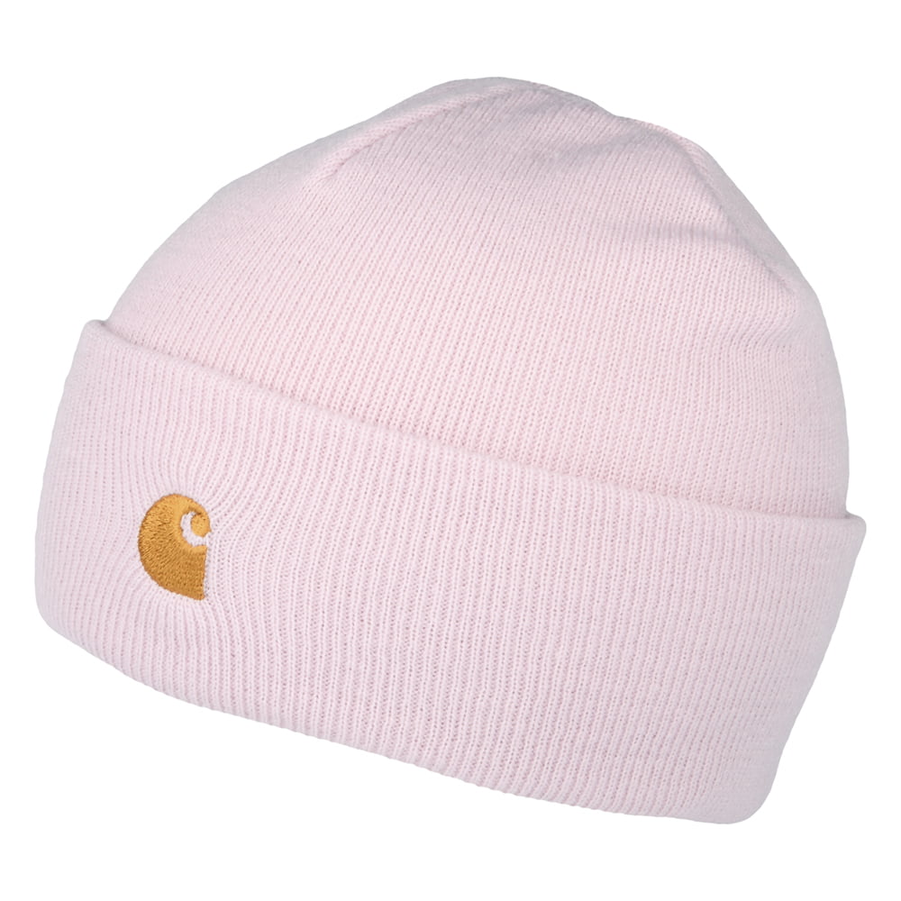 Carhartt WIP Hats Chase Cuffed Beanie Hat - Light Pink