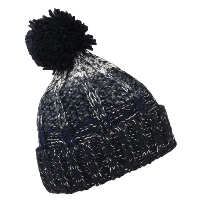 Barbour Hats Harlow Chunky Knit Bobble Hat - Navy Blue