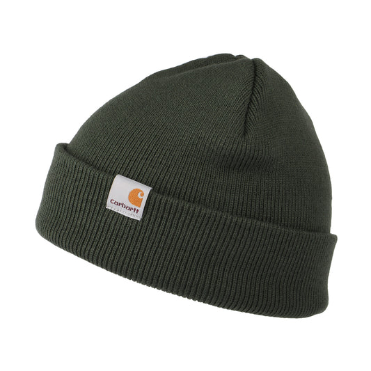 Carhartt WIP Hats Stratus Short Watch Beanie Hat - Light Forest