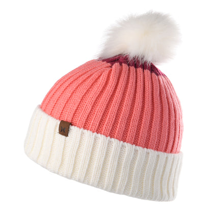 Hurley Hats June Bobble Hat - White-Pink