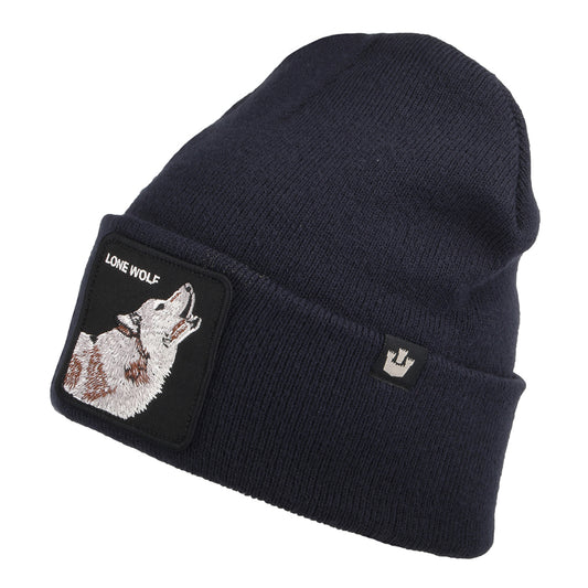 Goorin Wolf Man Beanie Hat - Dark Navy
