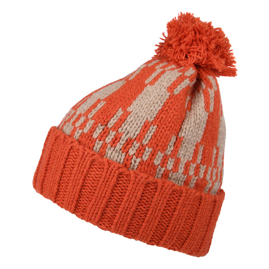 Patagonia Hats Snowbelle Recycled Wool Bobble Hat - Orange