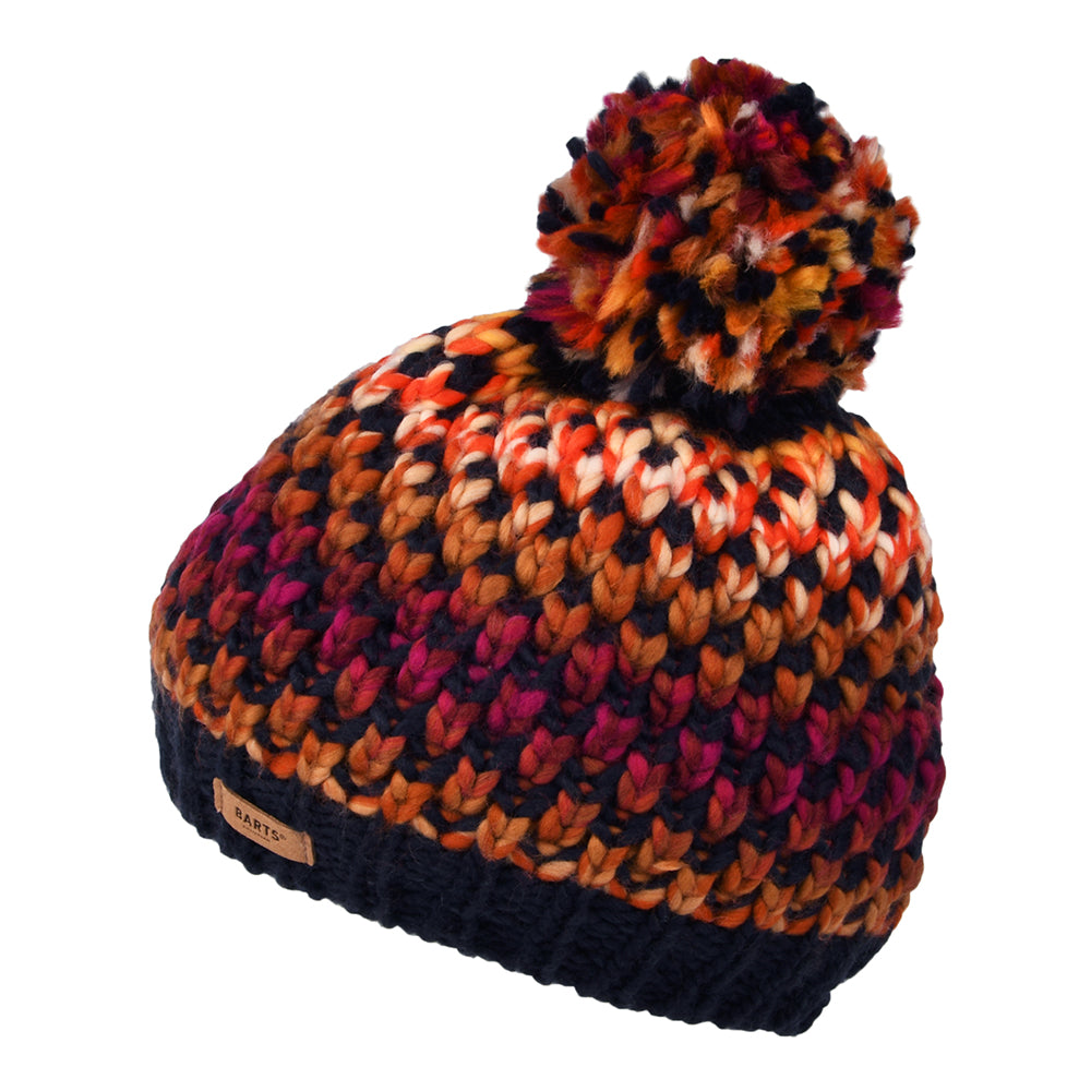 Barts Hats Nicole Space-Dyed Bobble Hat - Burgundy