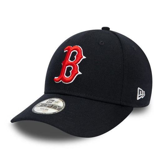 New Era Kids 9FORTY Boston Red Sox Baseball Cap - MLB The League - Navy Blue