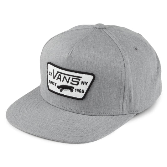 Vans Hats Kids Full Patch Boys Snapback Cap - Grey