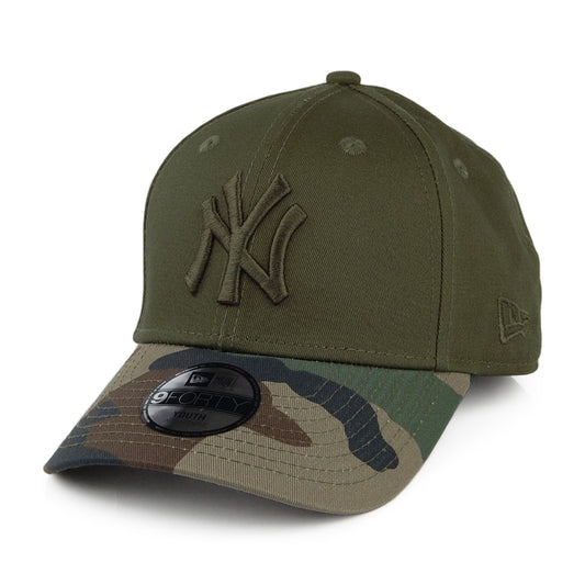 New Era Kids 9FORTY New York Yankees Baseball Cap - Kids Camo - Camouflage