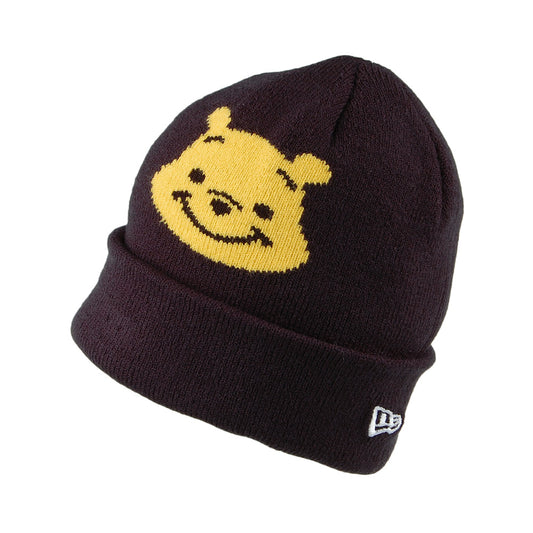 New Era Baby Disney Winnie The Pooh Cuff Knit Beanie Hat - Black