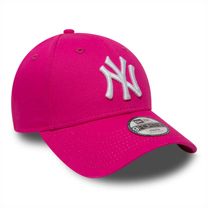 New Era Kids 9FORTY New York Yankees Baseball Cap - MLB League Essential - Pink
