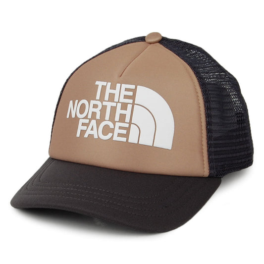 The North Face Hats Kids Logo Trucker Cap - Camel-Grey