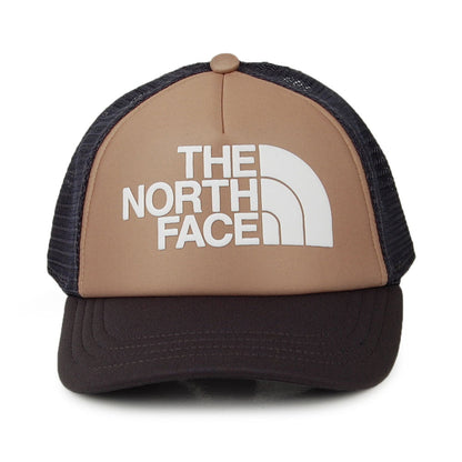The North Face Hats Kids Logo Trucker Cap - Camel-Grey