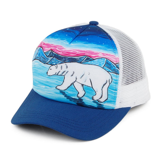 Sunday Afternoons Hats Kids Artist Series Polar Bear Trucker Cap - Navy Multi