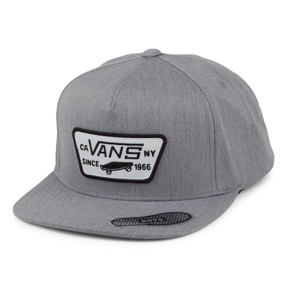 Vans Hats Kids Full Patch Snapback Cap - Heather Grey