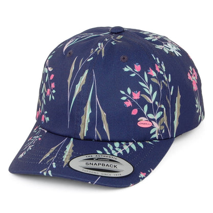 O'Neill Hats Kids Floral Panel Baseball Cap - Blue-Multi