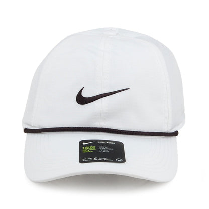Nike Golf Hats Kids Heritage 86 Ripstop Baseball Cap - White