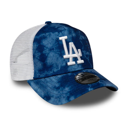 New Era Kids 9FORTY L.A. Dodgers Trucker Cap - MLB Tie Dye - Navy Blue