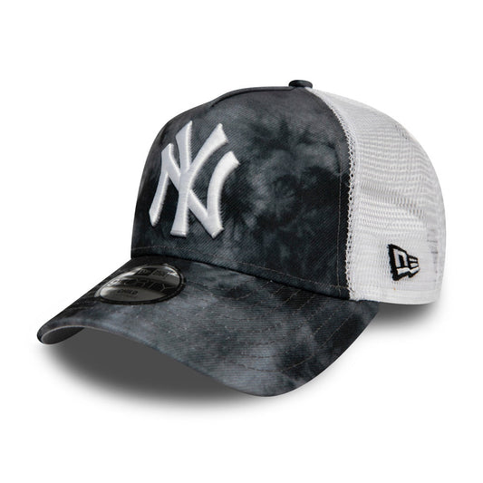 New Era Kids 9FORTY New York Yankees Trucker Cap - MLB Tie Dye - Black