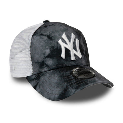 New Era Kids 9FORTY New York Yankees Trucker Cap - MLB Tie Dye - Black