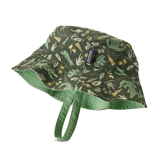 Patagonia Hats Baby Reversible Sun Bucket Hat - Green