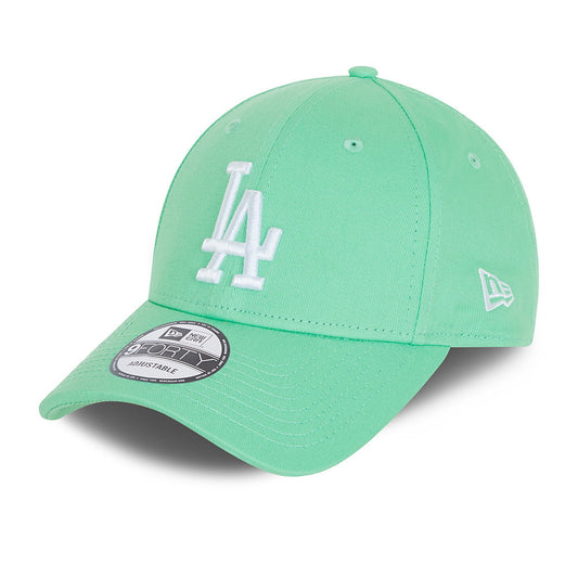 New Era Kids 9FORTY L.A. Dodgers Baseball Cap - MLB League Essential - Mint-White