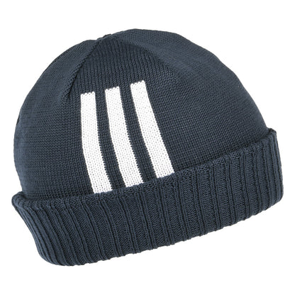 Adidas Hats Kids 3 Stripes Beanie Hat - Navy Blue