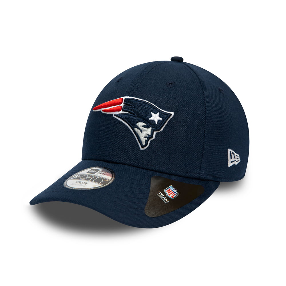 New Era Kids 9FORTY New England Patriots Baseball Cap - NFL The League - Navy Blue