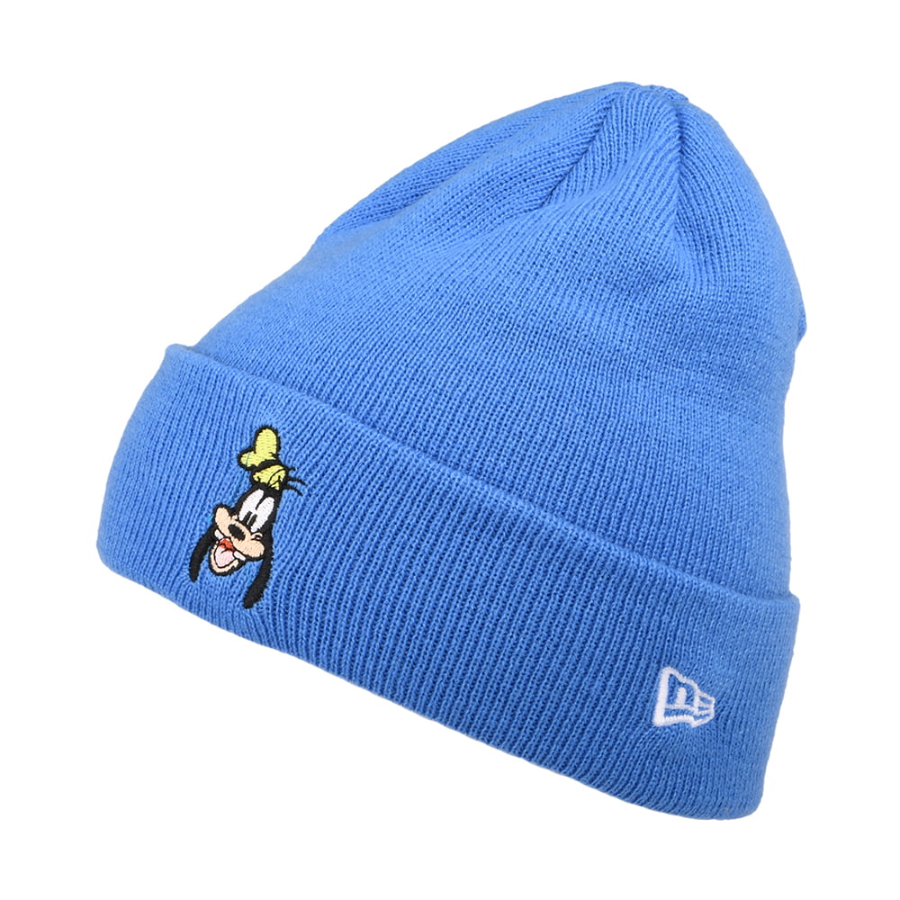 New Era Kids Goofy Cuff Knit Beanie Hat - Disney Character - Blue