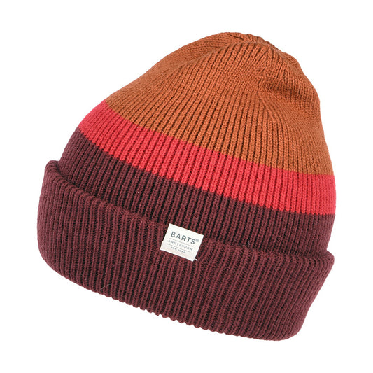 Barts Hats Kids Metrop Beanie Hat - Burgundy- Rust