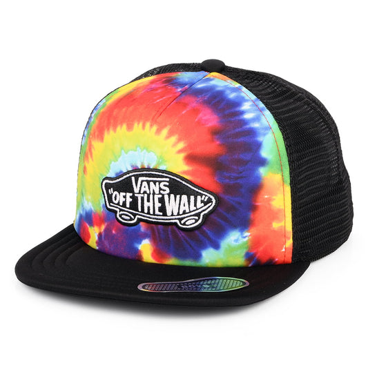 Vans Hats Kids Classic Patch Spiral Tie Dye Trucker Cap - Multi-Coloured