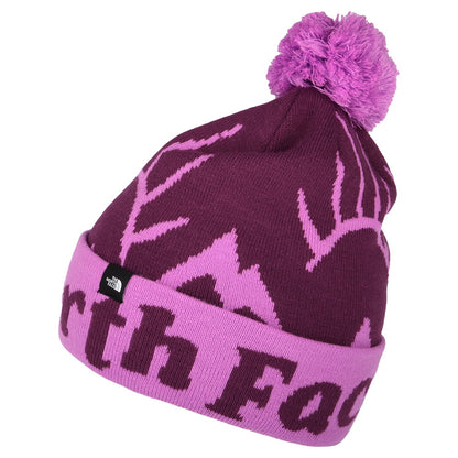 The North Face Hats Kids Ski Tuke Bobble Hat - Purple