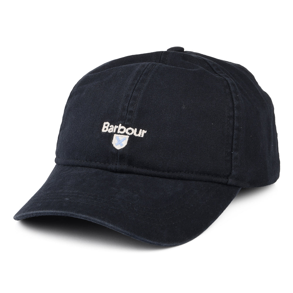 Barbour Hats Kids Cascade Cotton Baseball Cap - Navy Blue