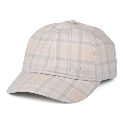 Barbour Hats Kids Alba Tartan Cotton Baseball Cap - Beige-Multi