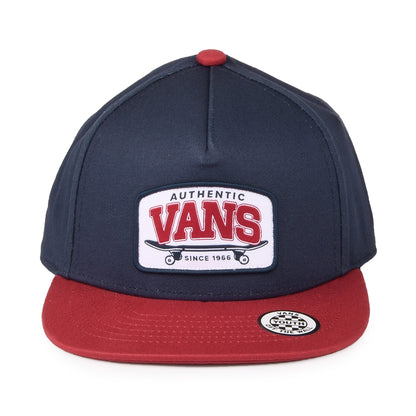 Vans Hats Kids Skate Authentic Snapback Cap - Navy-Wine