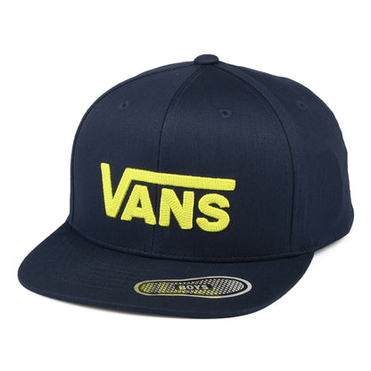 Vans Hats Kids Drop V II Snapback Cap - Navy-Neon Yellow