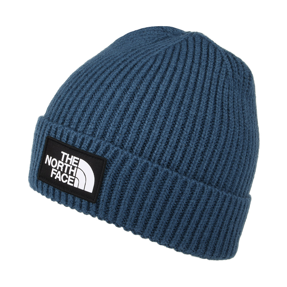 The North Face Hats Kids TNF Box Logo Cuffed Beanie Hat - Blue