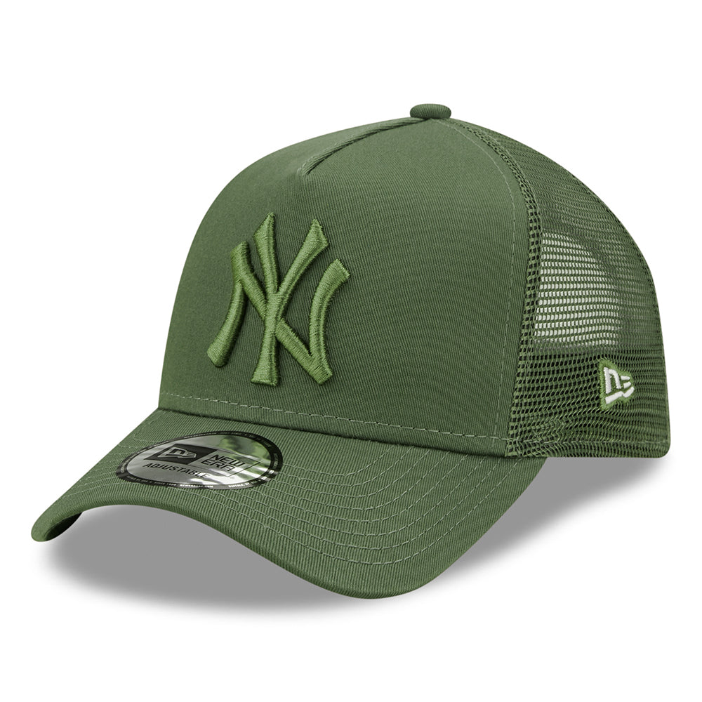 New Era Kids New York Yankees A-Frame Trucker Cap - MLB Tonal Mesh - O ...