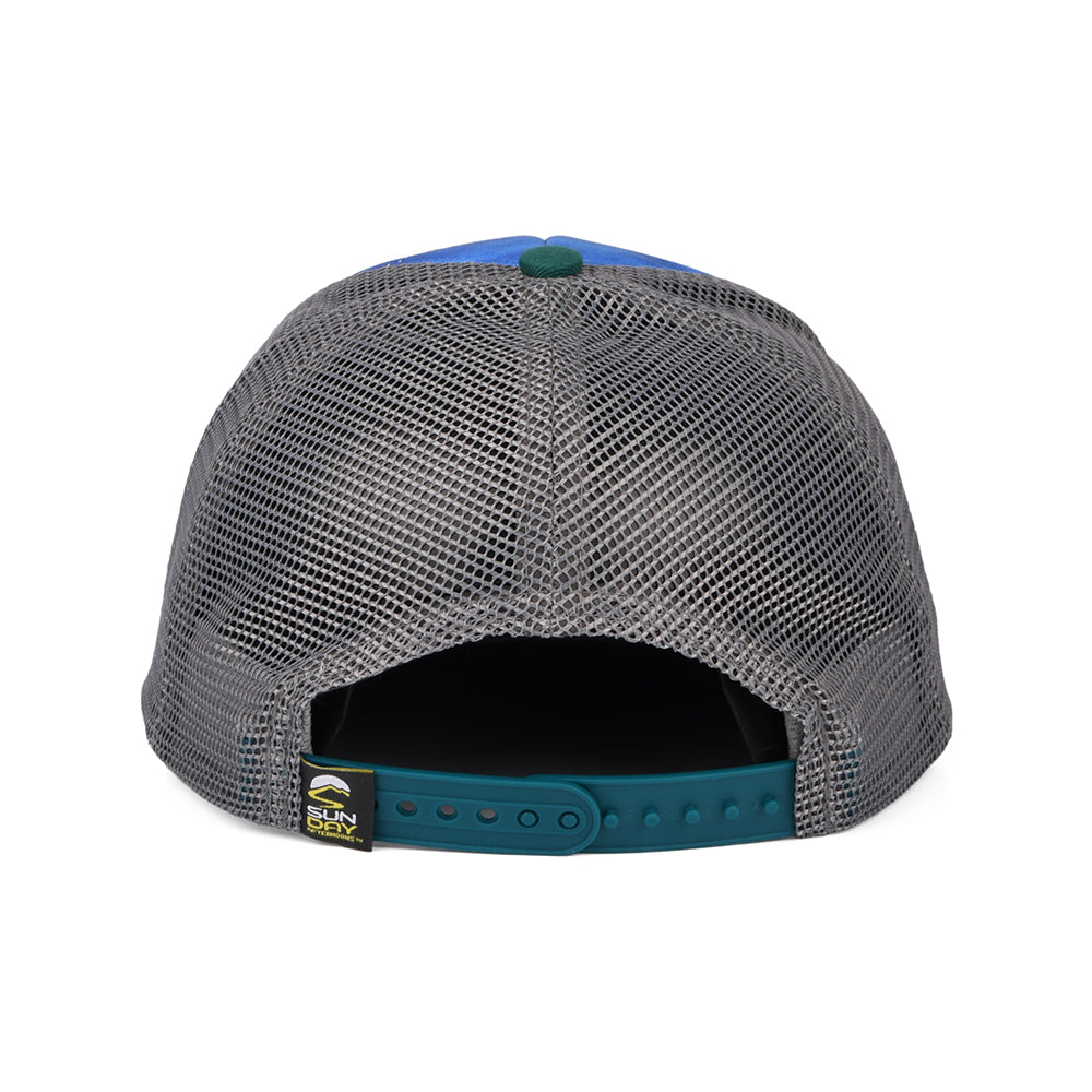 Sunday Afternoons Hats Kids Artist Series Lone Wolf Trucker Cap - Teal-Multi