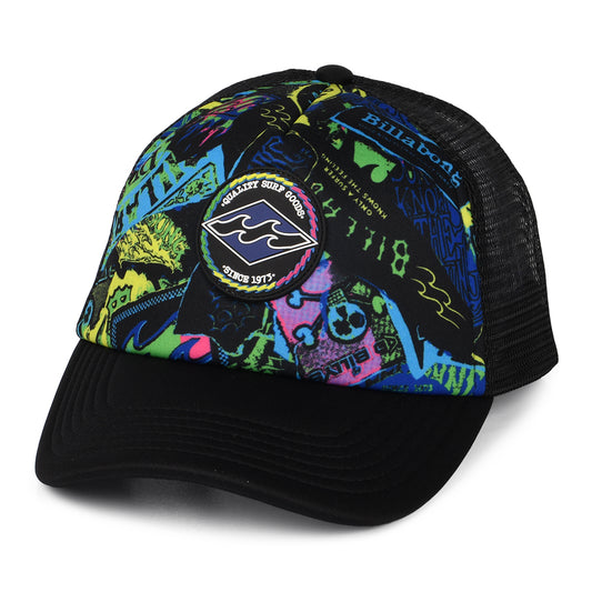 Billabong Hats Kids Rotor Diamond Trucker Cap - Multi-Coloured