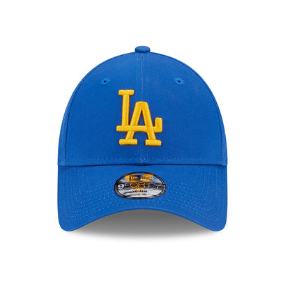 New Era Kids 9FORTY L.A. Dodgers Baseball Cap - MLB League Essential - Azure-Yellow