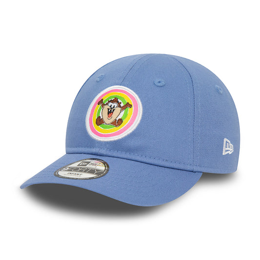 New Era Baby 9FORTY Taz Baseball Cap - Pastel Looney Tunes - Light Blue