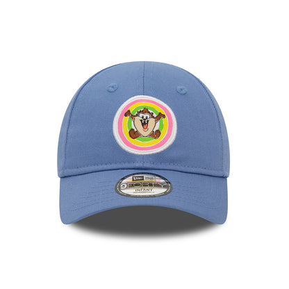 New Era Baby 9FORTY Taz Baseball Cap - Pastel Looney Tunes - Light Blue