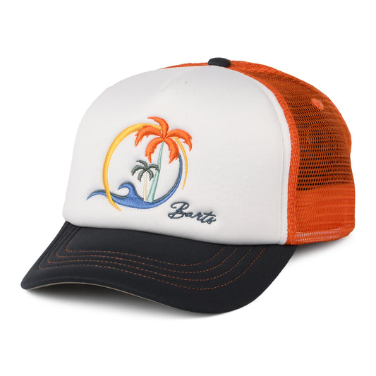 Barts Hats Kids Surfie Trucker Cap - White-Orange