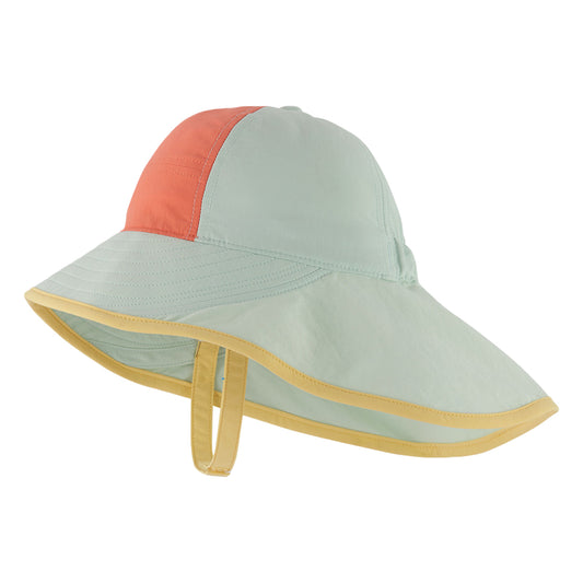 Patagonia Hats Baby Block-the-Sun Sun Hat - Mint-Clay-Yellow