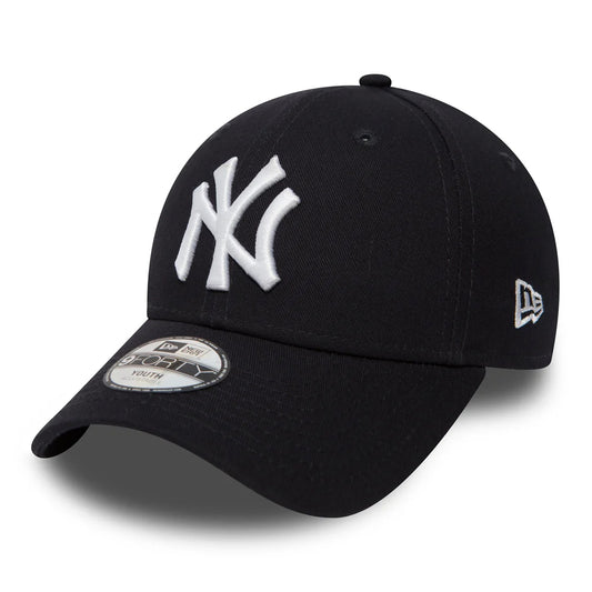 New Era Kids 9FORTY New York Yankees Baseball Cap - MLB League Essential - Navy Blue