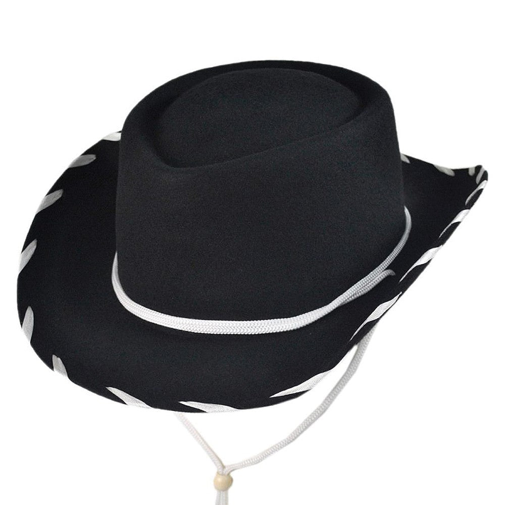 Jaxon & James Kids Cowboy Hat - Black-White