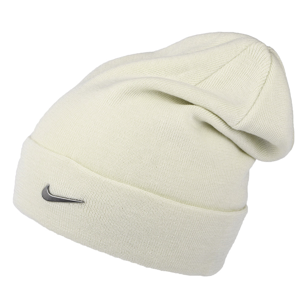 Nike Golf Hats Swoosh Cuffed Beanie Hat - Beige