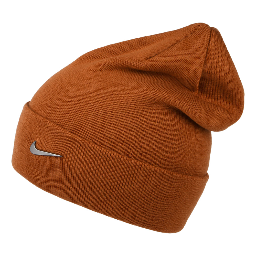 Nike Golf Hats Swoosh Cuffed Beanie Hat - Burnt Orange