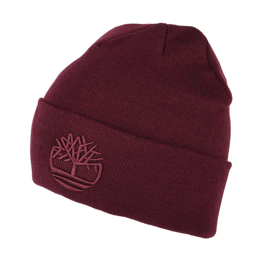 Timberland Hats Tonal 3D Embroidery Recycled Beanie Hat - Port