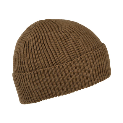 Vans Hats Post Shallow Cuff Beanie Hat - Sepia
